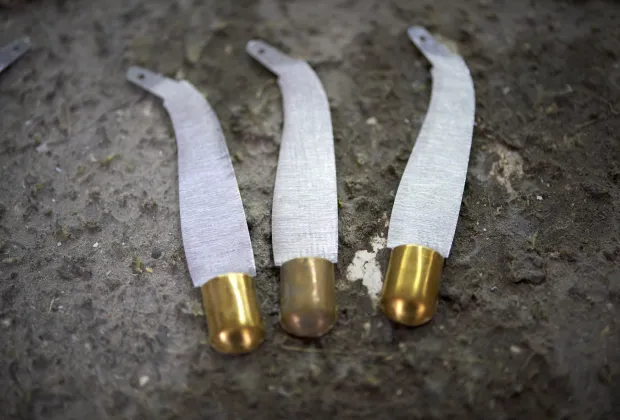 Pieza realizada por artesano