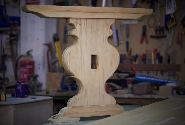 Pieza realizada por artesano