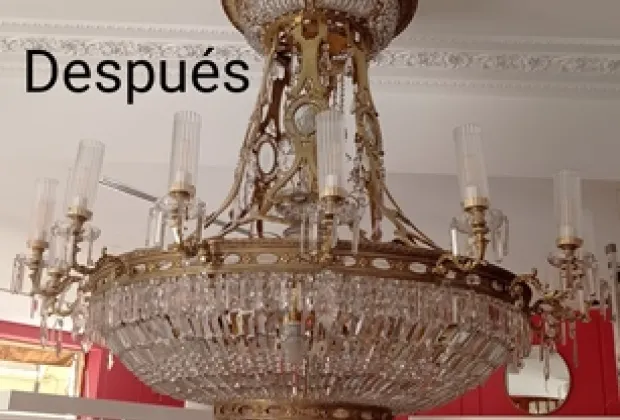 Pieza restaurada por artesano