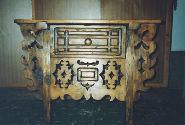 Pieza restaurada por artesano