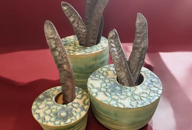 Pieza realizada por artesana