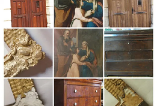 Pieza restauradas por la artesana