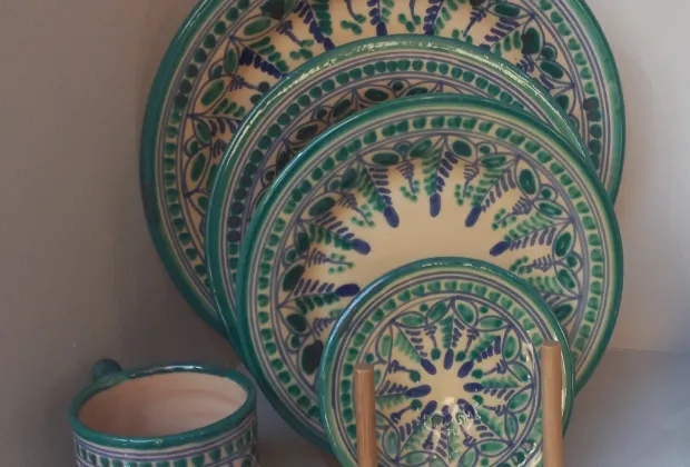 Piezas realizadas por artesano