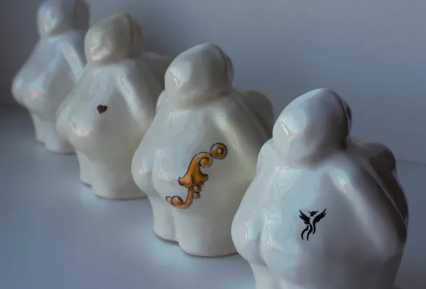 Pieza realizada por artesana