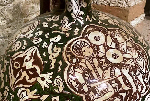 Pieza realizada por artesana