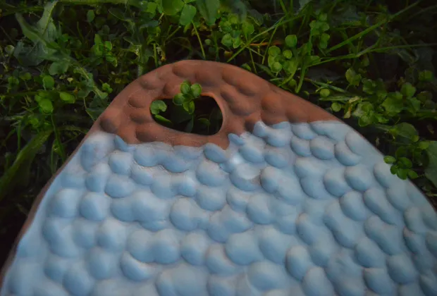 Pieza realizada por artesana