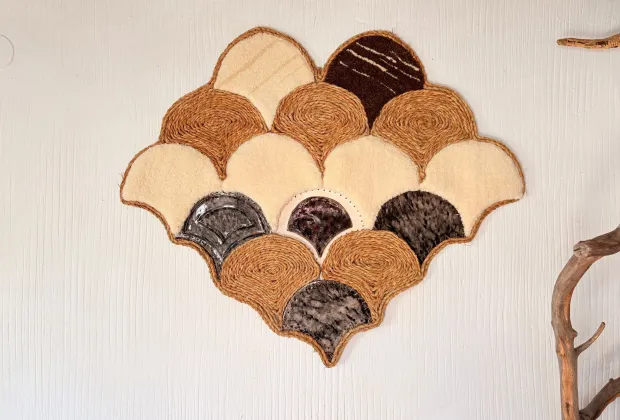 Pieza realizada por artesana